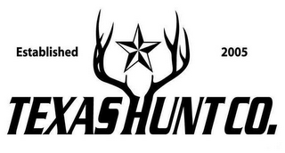 TEXAS HUNT CO. ESTABLISHED 2005 logo