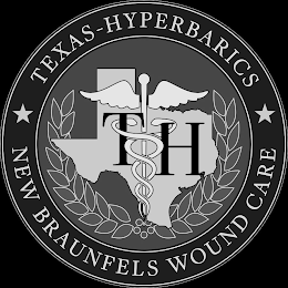 TEXAS HYPERBARICS NEW BRAUNFELS WOUND CARE TH logo