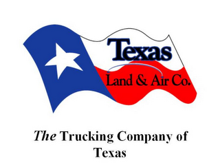 TEXAS LAND & AIR CO. THE TRUCKING COMPANY OF TEXAS logo