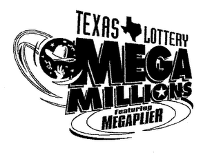 TEXAS LOTTERY MEGA MILLIONS FEATURING MEGAPLIER logo