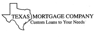 TEXAS MORTGAGE COMPANY CUSTOM LOANS TO YOUR NEEDS logo