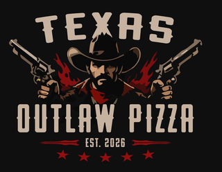 TEXAS OUTLAW PIZZA EST. 2026 logo