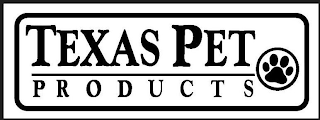 TEXAS PET PRODUCTS logo