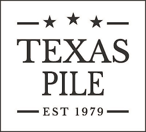 TEXAS PILE EST 1979