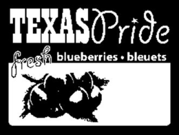 TEXAS PRIDE FRESH BLUEBERRIES*BLEUETS logo