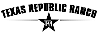 TEXAS REPUBLIC RANCH TRR logo
