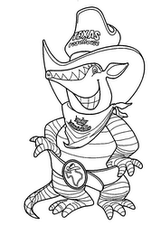 TEXAS ROADHOUSE ANDY ARMADILLO logo