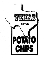TEXAS STYLE POTATO CHIPS logo