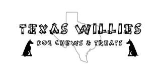 TEXAS WILLIES DOG CHEWS & TREATS logo
