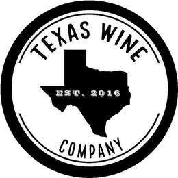 TEXAS WINE COMPANY EST. 2016 logo