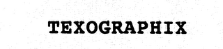 TEXOGRAPHIX logo