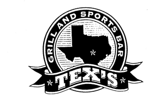 TEX'S GRILL AND SPORTS BAR logo