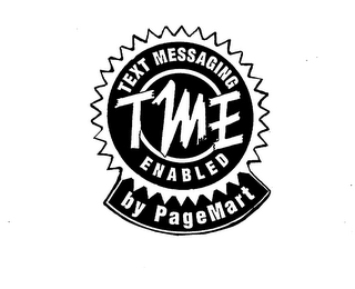 TEXT MESSAGING TIME ENABLED BY PAGEMART logo