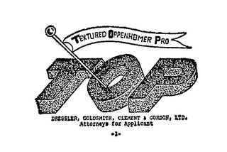 TEXTURED OPPENHEIMER (PLUS OTHER NOTATIONS) logo