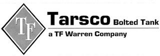 TF TARSCO BOLTED TANK A TF WARREN COMPANY logo