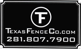 TF TEXAS FENCE CO.COM 281.807.7900 logo