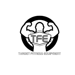 TFE TARGET FITNESS EQUIPMENT logo