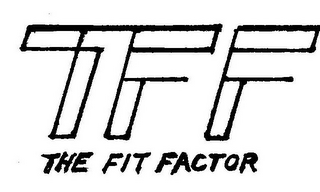 TFF THE FIT FACTOR logo