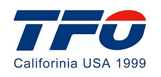 TFO CALIFORINIA USA 1999 logo