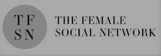 TFSN THE FEMALE SOCIAL NETWORK logo