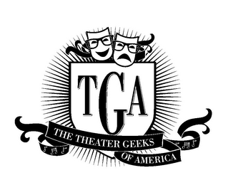 TGA THE THEATER GEEKS OF AMERICA logo