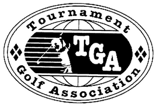 TGA TOURNAMENT GOLF ASSOCIATION logo
