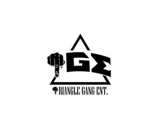 TGE TRIANGLE GANG ENT. logo
