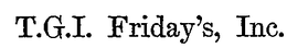 T.G.I. FRIDAY'S logo