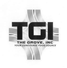 TGI THE GROVE, INC YOUR CONCOURSE FOOD SOURCE logo