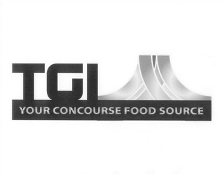 TGI YOUR CONCOURSE FOOD SOURCE logo