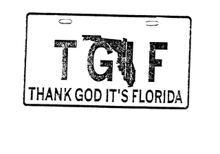 TGIF THANK GOD ITS FLORIDA logo