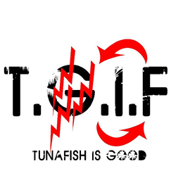 T.G.I.F TUNAFISH IS GOOD logo