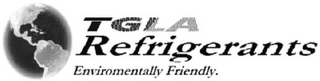 TGLA REFRIGERANTS ENVIROMENTALLY FRIENDLY. logo