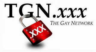 TGN.XXX THE GAY NETWORK .XXX logo