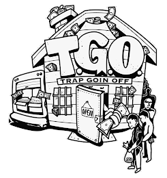 T.G.O. TRAP GOIN OFF OPEN logo
