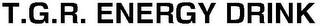 T.G.R. ENERGY DRINK logo