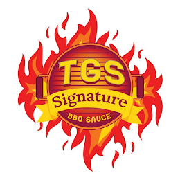 TGS SIGNATURE BBQ SAUCE logo