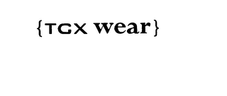 {TGX WEAR} logo