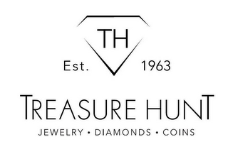 TH EST. 1963 TREASURE HUNT JEWELRY DIAMONDS COINS logo