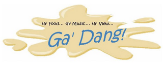 TH' FOOD... TH' MUSIC... TH' VIEW... GA' DANG! logo
