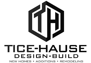 TH TICE-HAUSE DESIGN · BUILD NEW HOMES · ADDITIONS · REMODELING logo