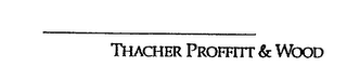 THACHER PROFFITT & WOOD logo