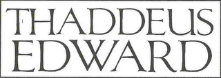 THADDEUS EDWARD logo