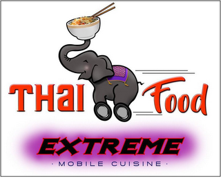 THAI FOOD EXTREME · MOBILE CUISINE · logo