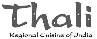 THALI REGIONAL CUISINE OF INDIA logo