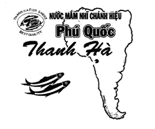 THANH HA FISH SAUCE BEST QUALITY NUOC MAM NHI CHANH HIEU PHU QUOC THANH HA logo