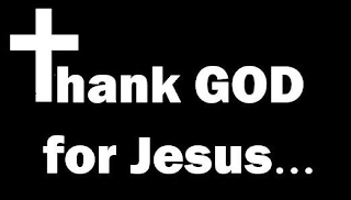 THANK GOD FOR JESUS ... logo