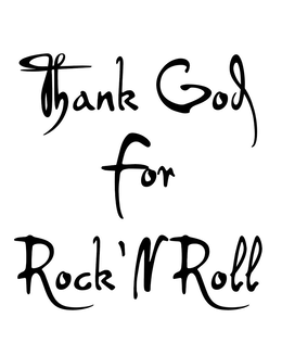 THANK GOD FOR ROCK 'N' ROLL logo
