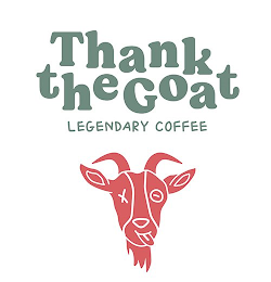 THANK THE GOAT LEGENDARY COFFEE logo