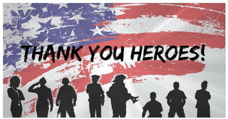 THANK YOU HEROES! logo
